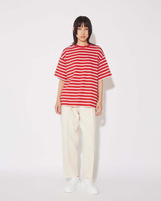 Philippe Model T-Shirt Monique da Donna Rossa in Cotone Saldi Di Fabbrica