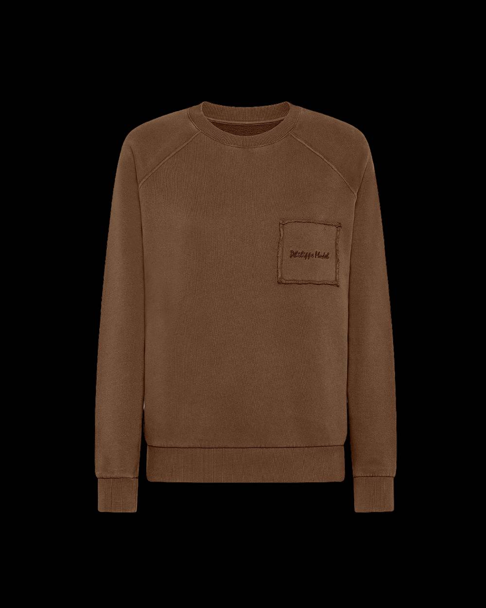 Philippe Model Felpa girocollo Belle da Donna Marrone in Jersey Vendite Flash