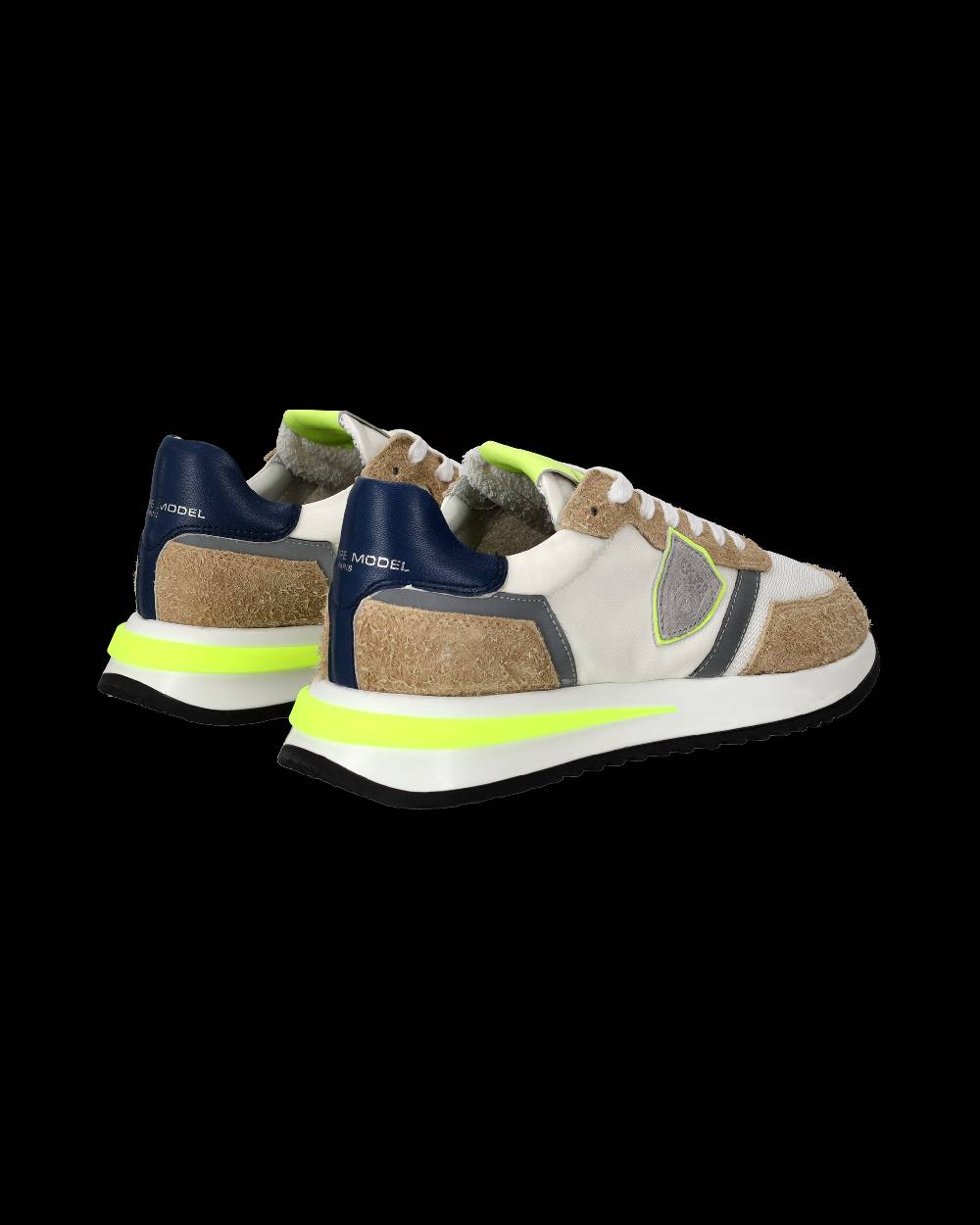 Philippe Model Sneaker basse Tropez 2.1 uomo - bianco, marrone e giallo 2025