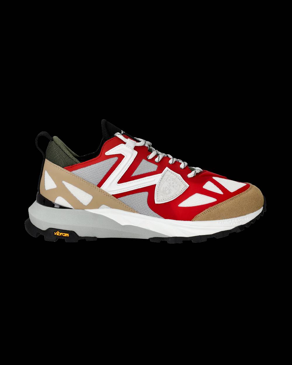 Philippe Model Sneakers Rocx da Uomo Rosse in Tessuto Tecnico Italy