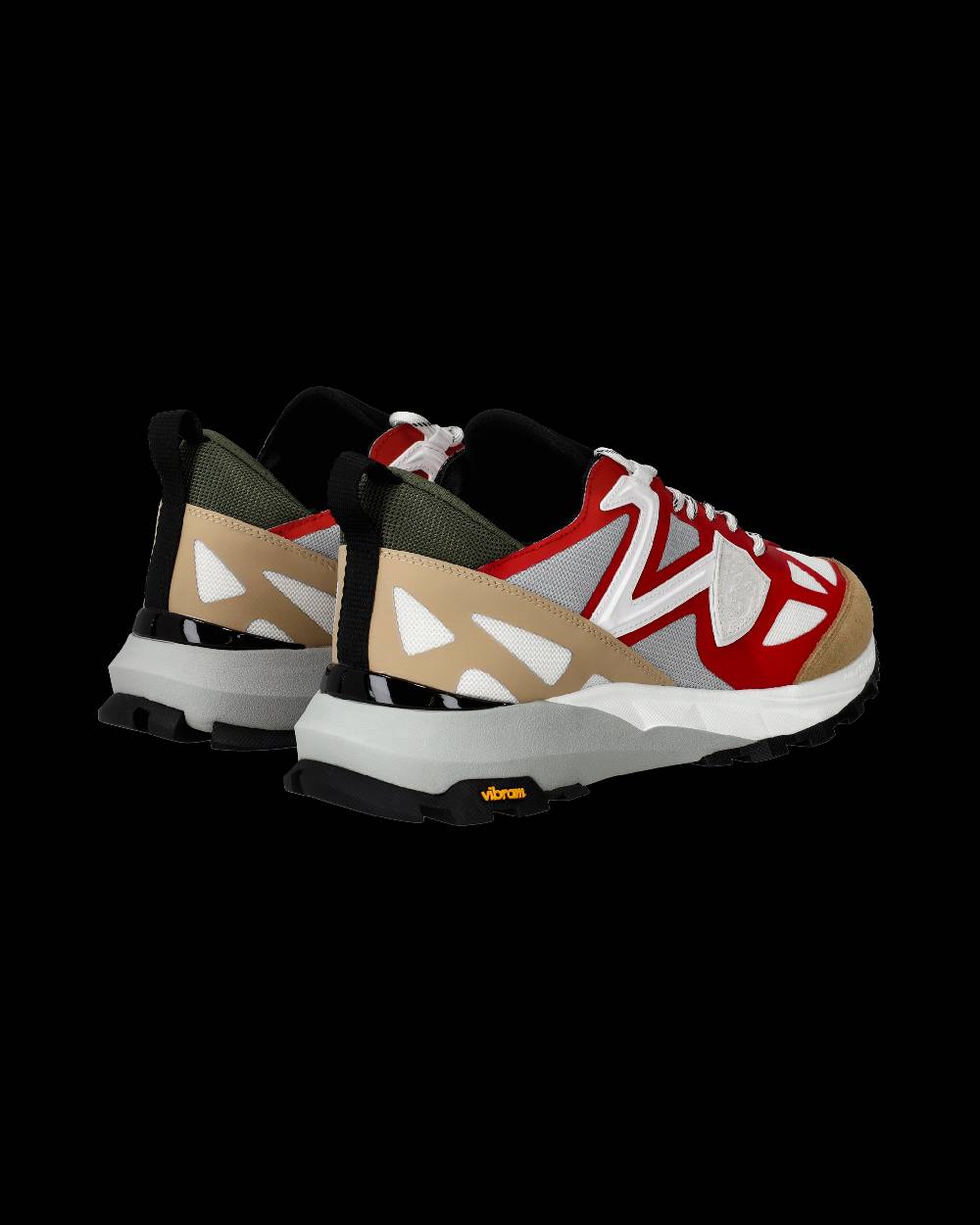 Philippe Model Sneakers Rocx da Uomo Rosse in Tessuto Tecnico Italy