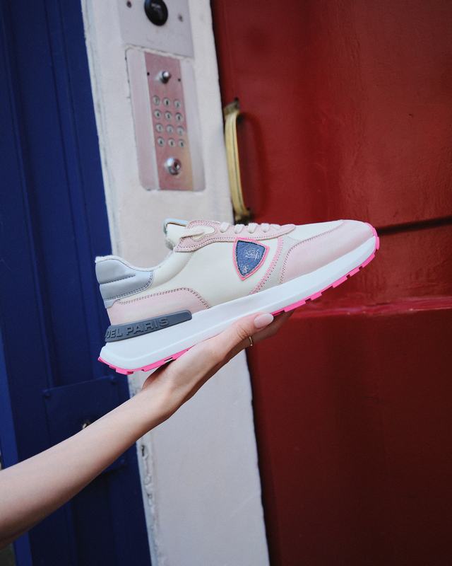 Philippe Model Sneaker running basse Antibes donna - rosa e burro Promozione