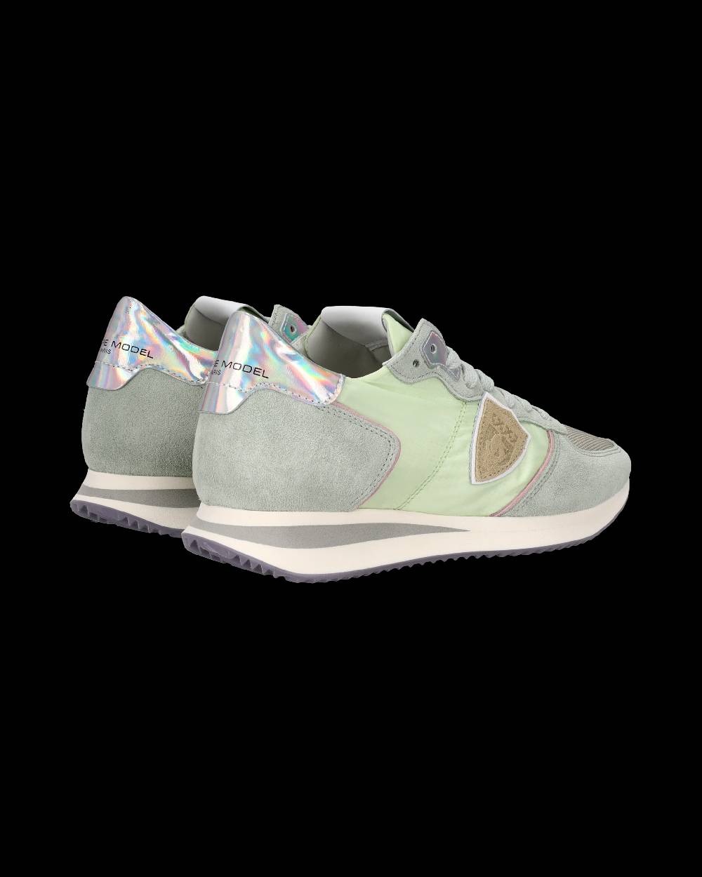 Philippe Model Sneaker running Trpx da donna - Rosa e verde menta Pezzi Unici