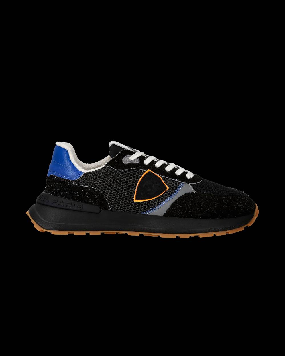 Philippe Model Sneaker sportive Antibes da uomo in nylon e pelle - Nero e arancione Qualità Garantita