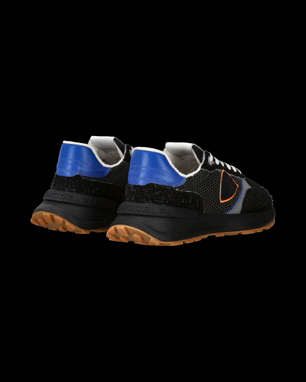 Philippe Model Sneaker sportive Antibes da uomo in nylon e pelle - Nero e arancione Qualità Garantita