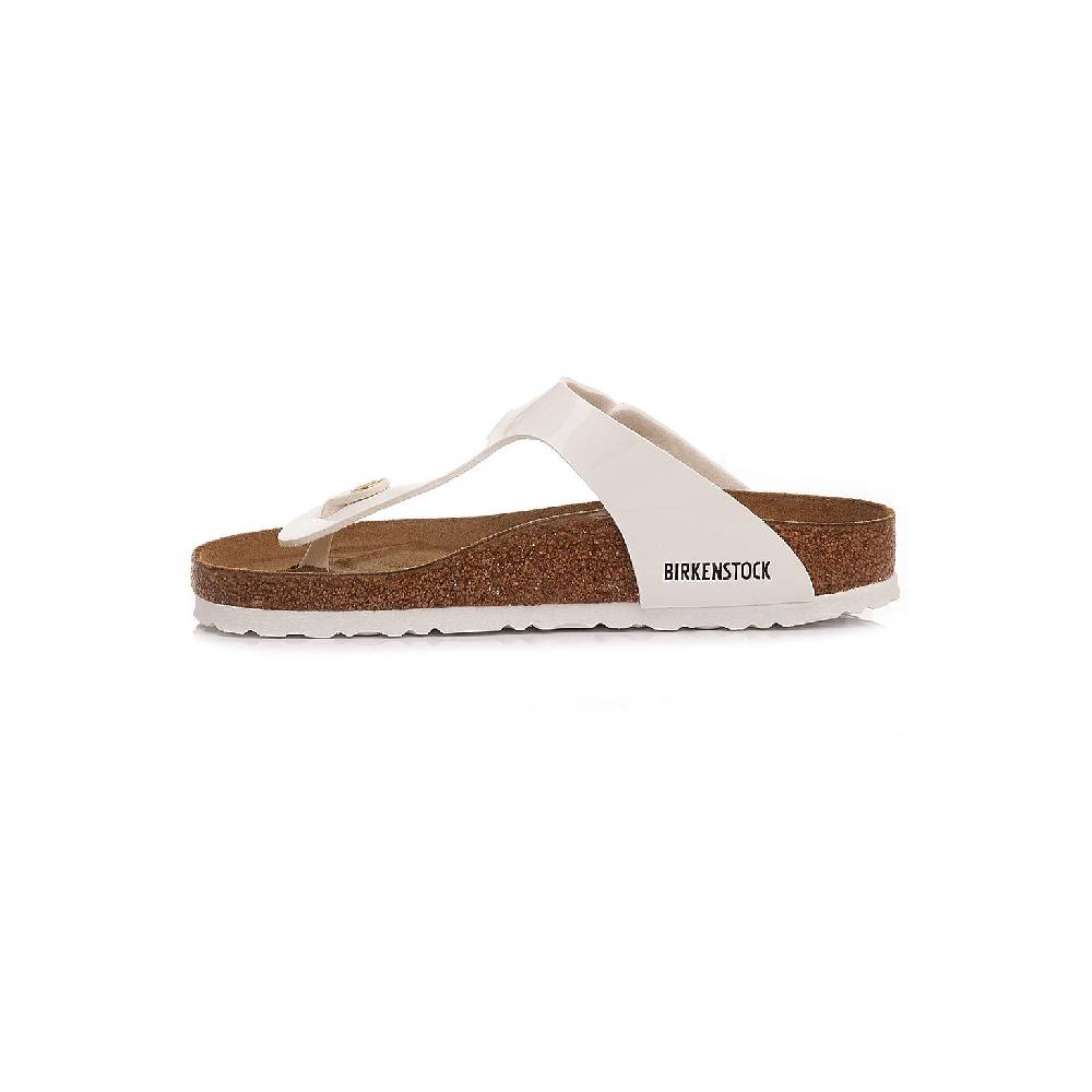 Birkenstock Ciabatte Donna Gizeh BS Patent White 1005299 Qualità Garantita