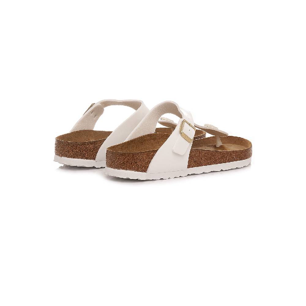 Birkenstock Ciabatte Donna Gizeh BS Patent White 1005299 Qualità Garantita