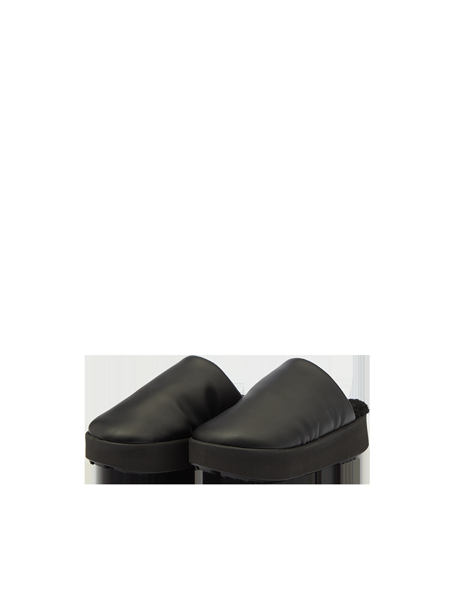 Piumestudio Sabot Sky + Fur Black Nuova
