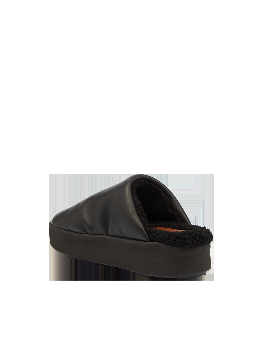 Piumestudio Sabot Sky + Fur Black Nuova
