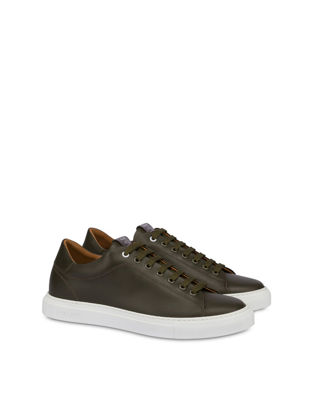 Pollini Sneakers In Vitello Tennis Club Militare Vendite Flash