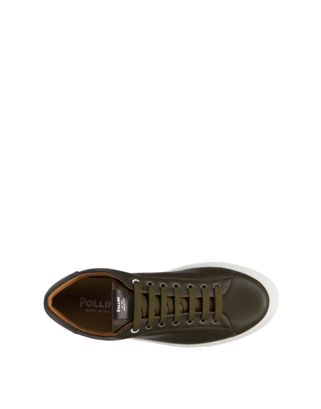 Pollini Sneakers In Vitello Tennis Club Militare Vendite Flash
