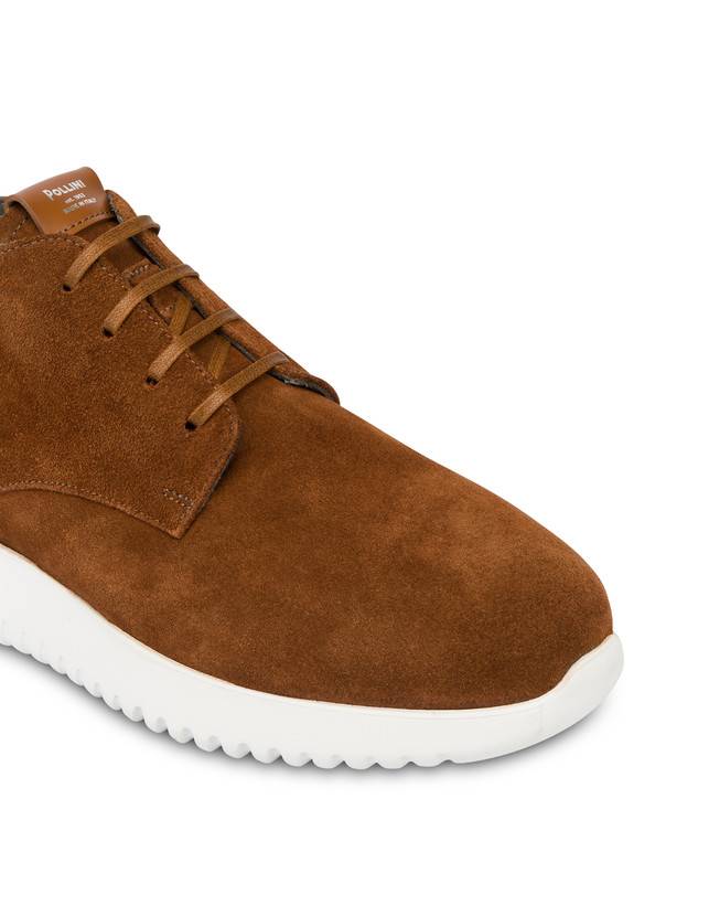 Pollini Desert Boot In Crosta Norfolk Cuoio Italy
