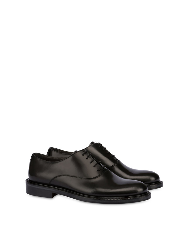 Pollini Oxford In Vitello Abrasivato 1920 Nero In Linea