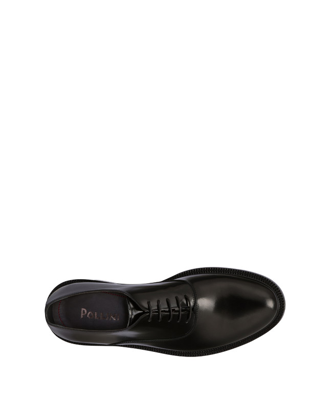 Pollini Oxford In Vitello Abrasivato 1920 Nero In Linea