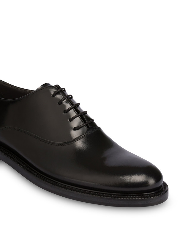 Pollini Oxford In Vitello Abrasivato 1920 Nero In Linea