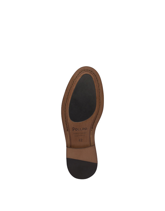 Pollini Monk Strap In Capra 1920 T.moro Nuovo
