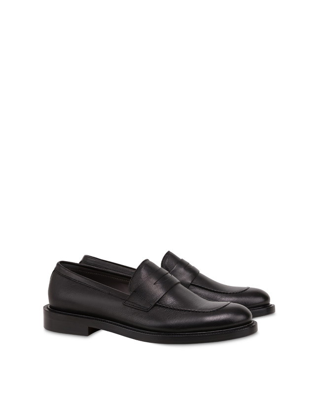 Pollini Mocassini In Nappa 1920 Nero Vendita