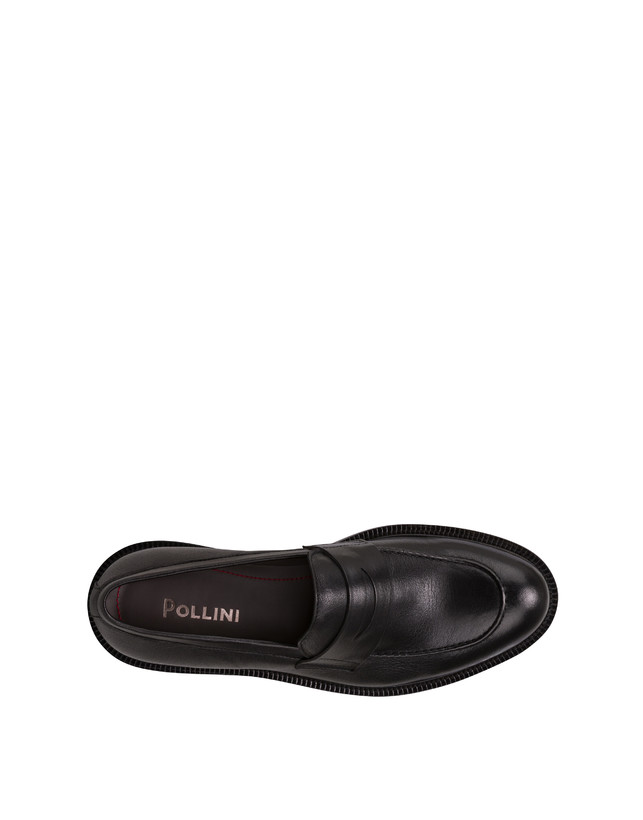 Pollini Mocassini In Nappa 1920 Nero Vendita