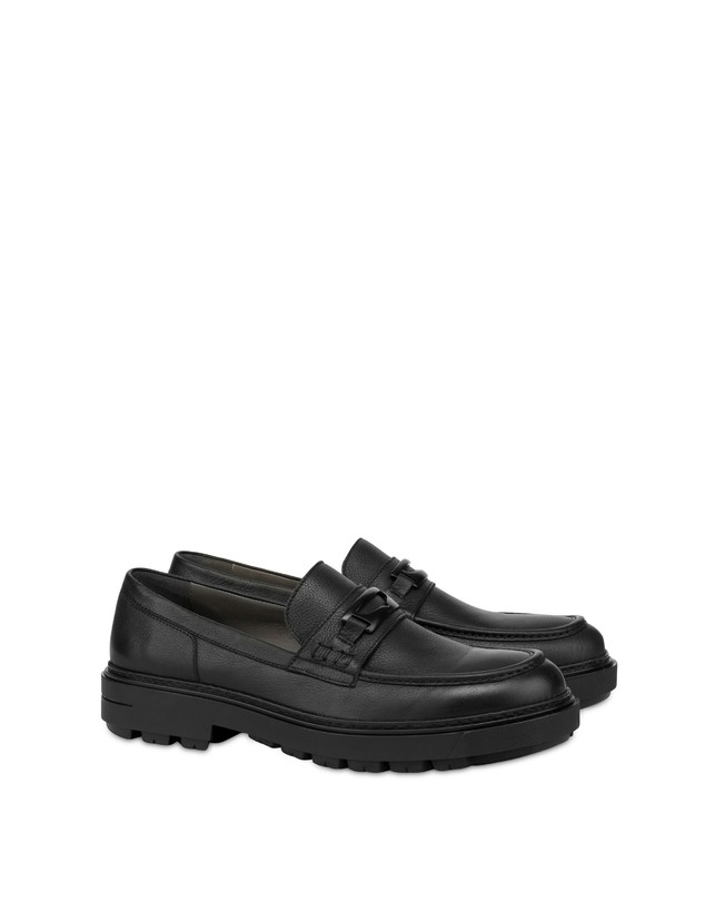 Pollini Mocassini In Vitello Kent Nero Spedizione Gratuita
