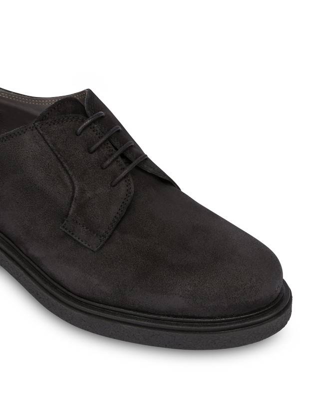 Pollini Derby In Crosta Cerata Gentlemen's Club Nero Consegna Veloce