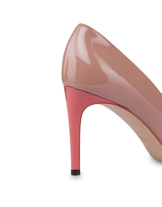 Pollini Décolleté In Vernice Attitude Nude/cannella Shopping Online