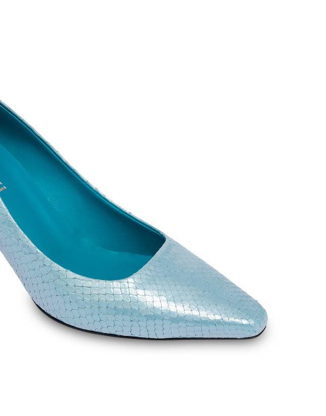 Pollini Décolleté Con Stampa Pitone Iridescente Cote D'azur Pool Prezzo Ridotto