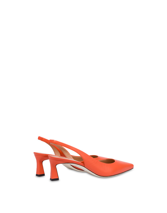 Pollini Slingback In Nappa Cote D'azur Coral Offerta