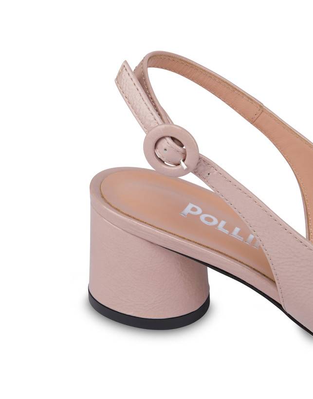 Pollini Slingback In Naplak Corinto Nude Outlet
