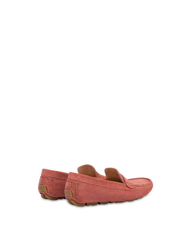 Pollini Mocassini Driver In Crosta Eazy Peonia In Saldo