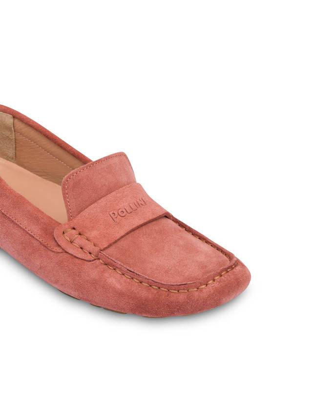 Pollini Mocassini Driver In Crosta Eazy Peonia In Saldo