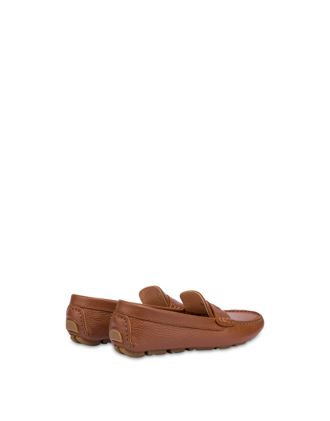 Pollini Mocassini Driver In Vitello Eazy Wood Nuova
