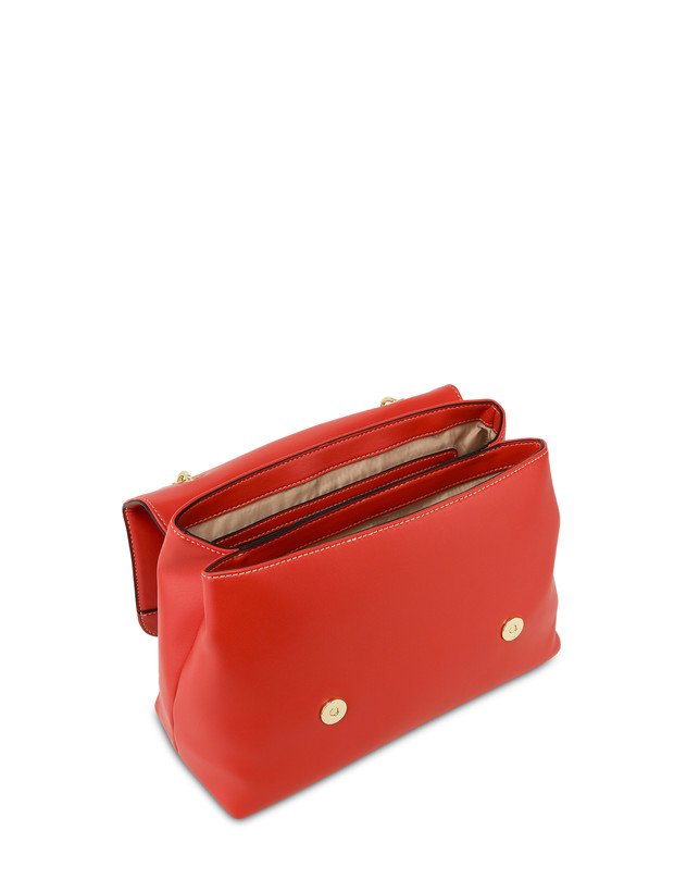 Pollini Borsa Top Handle Con Intreccio Agadir Arancio Moda