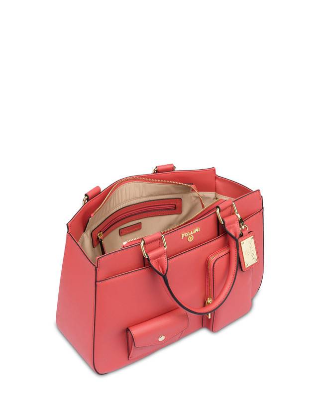 Pollini Borsa Doppio Manico Eclectic Arancio Italy