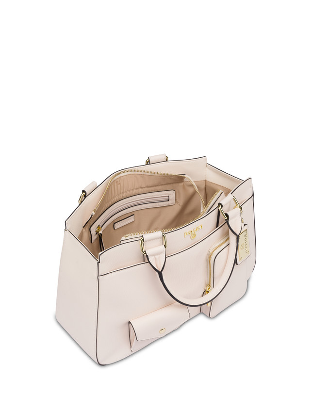 Pollini Borsa Doppio Manico Eclectic Avorio Italia