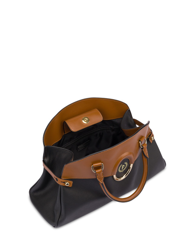 Pollini Borsa Doppio Manico Bicolor Wonder Nuovo