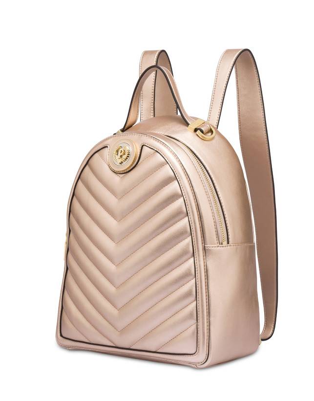 Pollini Zaino Matelassé Sunbeam Rose Gold Qualità Garantita