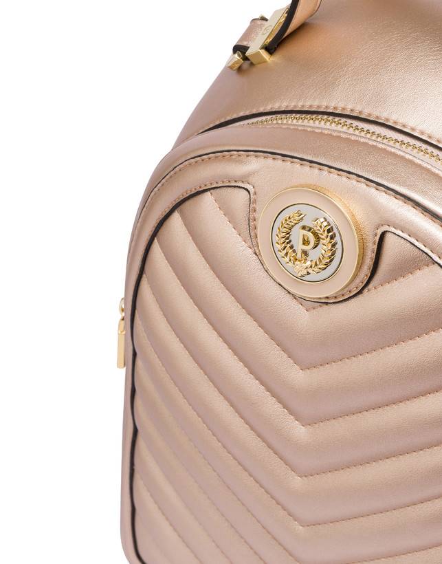 Pollini Zaino Matelassé Sunbeam Rose Gold Qualità Garantita