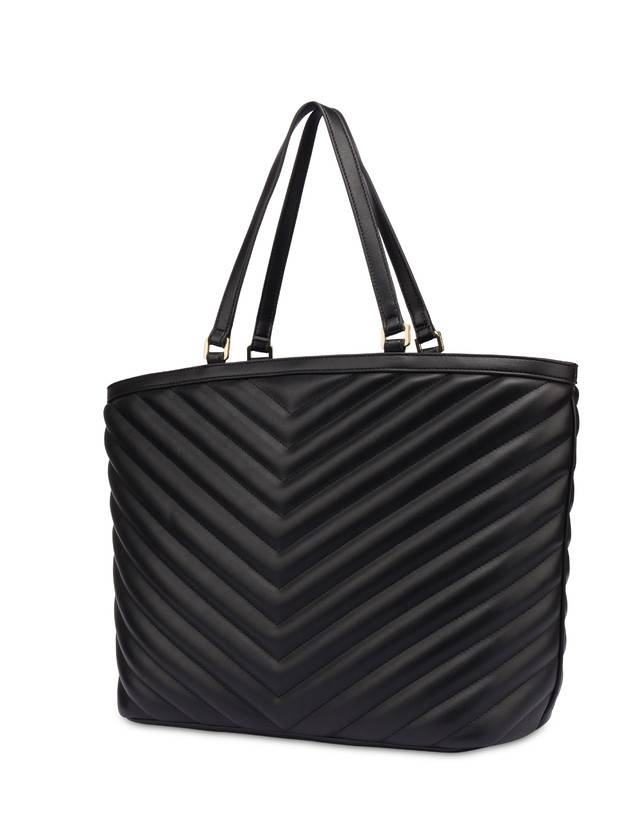 Pollini Tote Bag Matelassé Sunbeam Nero Acquista Ora