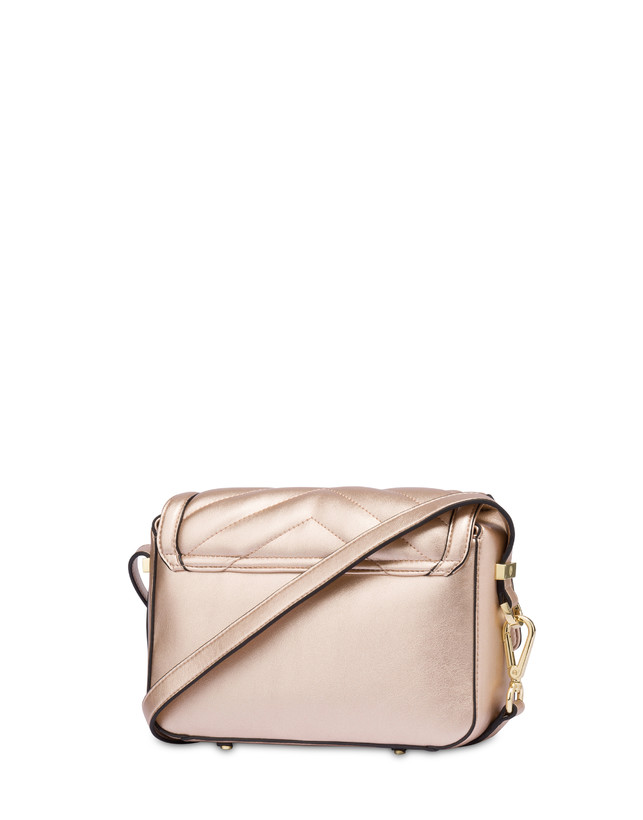Pollini Borsa A Tracolla Matelassé Sunbeam Rose Gold Convenienza