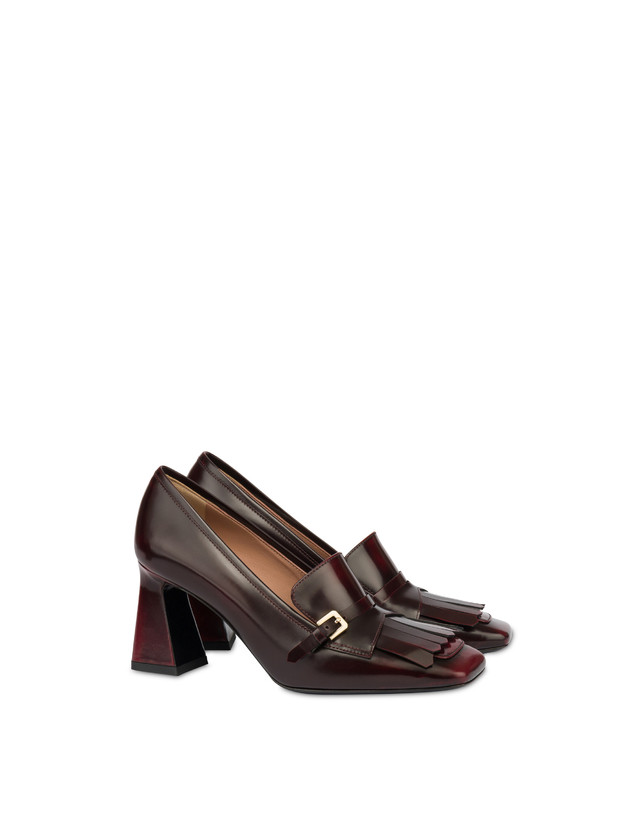 Pollini Décolleté In Vitello Abrasivato Camber Sand Mosto Presa
