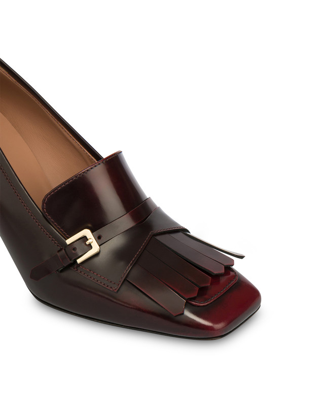 Pollini Décolleté In Vitello Abrasivato Camber Sand Mosto Presa
