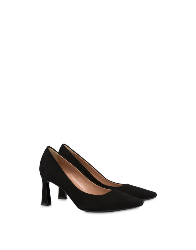 Pollini Décolleté In Camoscio Sissi Nero Saldi