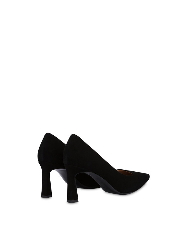 Pollini Décolleté In Camoscio Sissi Nero Saldi