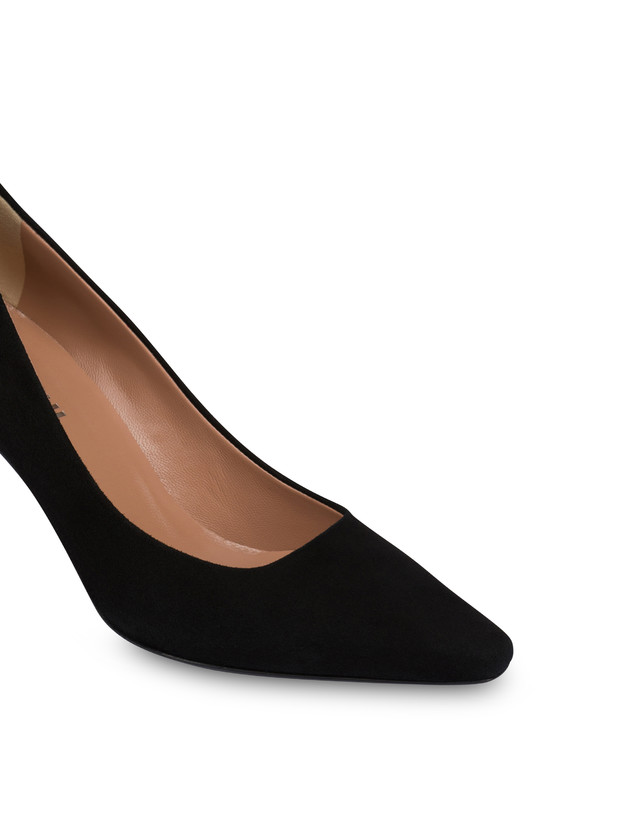 Pollini Décolleté In Camoscio Sissi Nero Saldi