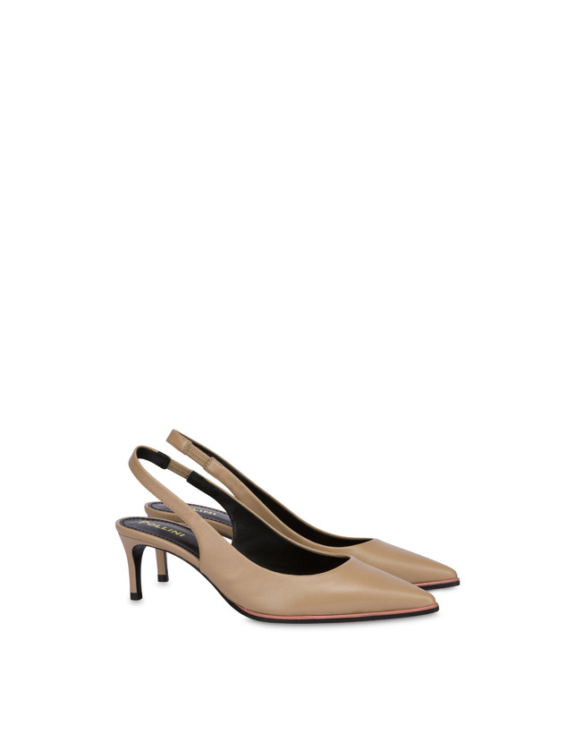 Pollini Slingback In Nappa Attitude Saldi Di Fabbrica