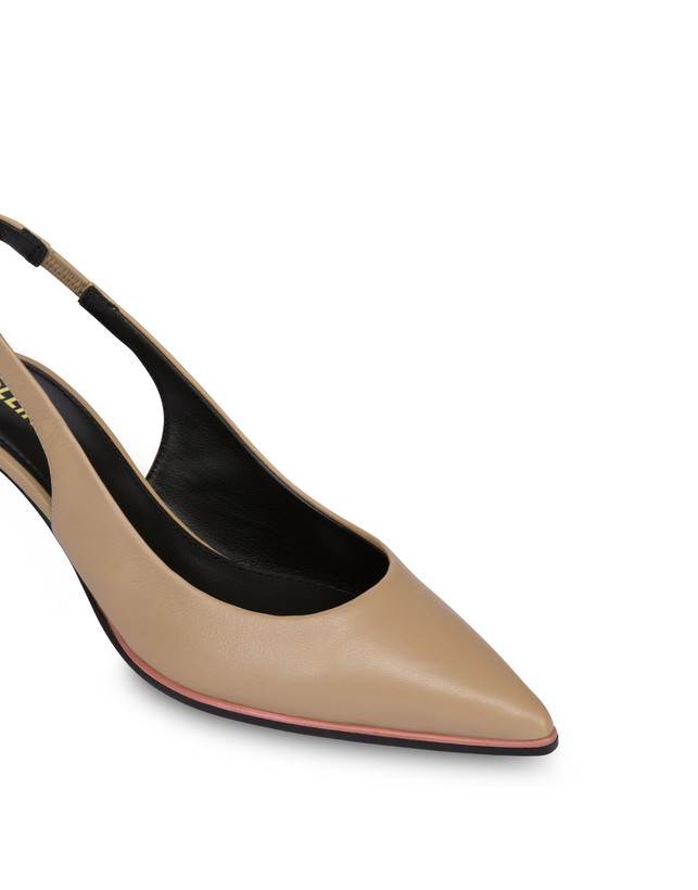 Pollini Slingback In Nappa Attitude Saldi Di Fabbrica