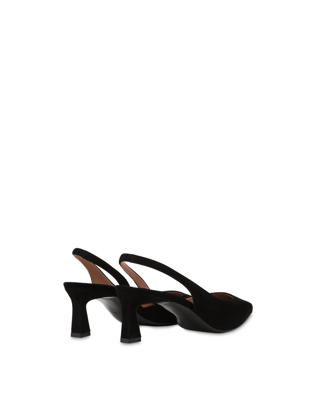 Pollini Slingback In Camoscio Sissi Nero I Più Venduti