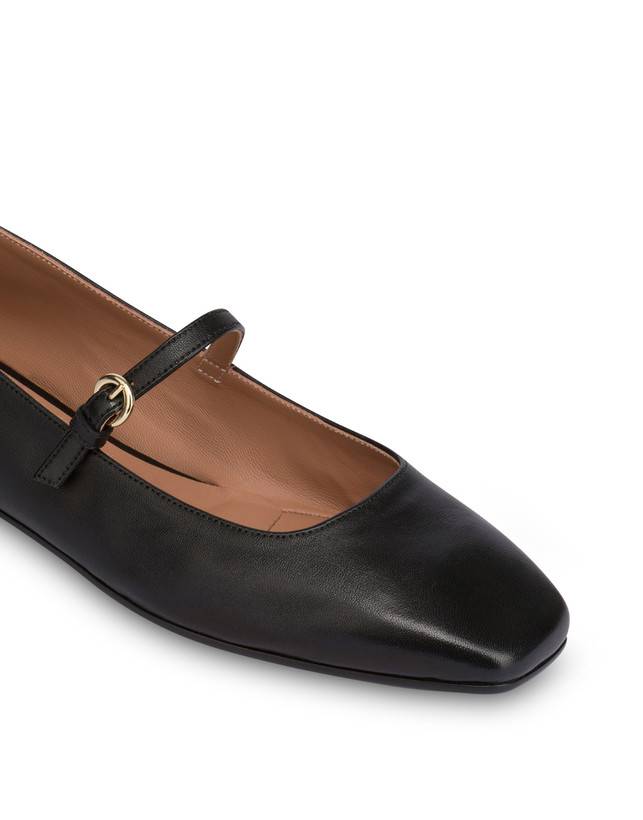 Pollini Ballerine In Nappa Nina Nero 2025