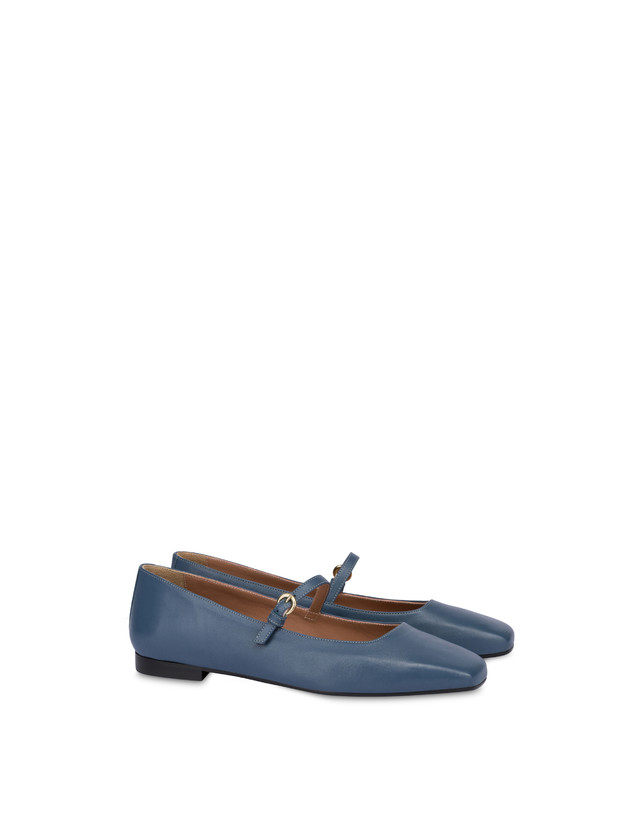 Pollini Ballerine In Nappa Nina Maestrale Italy