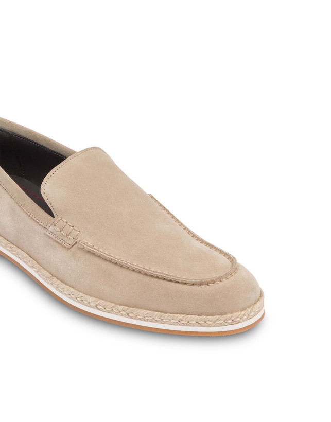 Pollini Slip-on In Crosta B-light Beige In Linea
